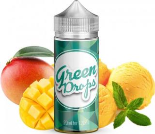 Příchuť Infamous Drops Shake and Vape 20ml Green Drops (Zmrzliny s příchutí manga a jemným nádechem máty)