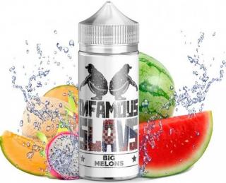 Příchuť Infamous Slavs Shake and Vape 20ml Big Melons (Zajímavá kombinace vodního a žlutého melounu ve žvýkačce)