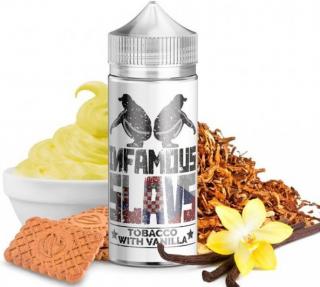 Příchuť Infamous Slavs Shake and Vape 20ml Tobacco with Vanilla (Kombinace tabákové příchutě s nádechem silné vanilky)