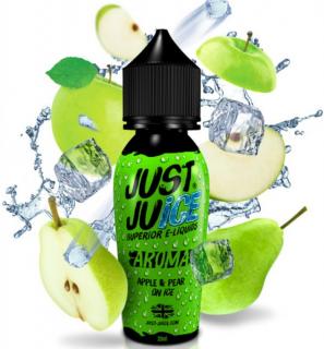 Příchuť Just Juice Shake and Vape 20ml Apple and Pear on Ice (Sladká hruška se zeleným jablkem představuje zajímavý mix obohacený o chladivý cooling efekt)