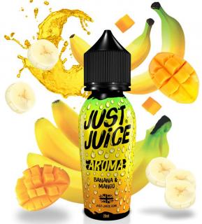 Příchuť Just Juice Shake and Vape 20ml Banana &amp; Mango (Skutečná impozantní chuť banánu a manga)