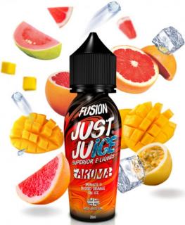 Příchuť Just Juice Shake and Vape 20ml Fusion Mango &amp; Blood Orange On Ice (Spojování oblíbených receptů e-liquidů Just Juice dalo vzniknout příchuti Fusion. Dalším krokem ke vzniku této příchuti bylo přidání červeného pomeranče pro vytvoření naprosto 