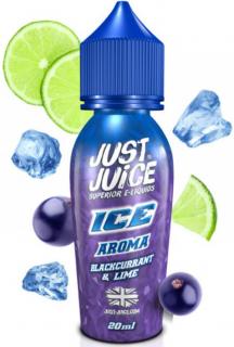 Příchuť Just Juice Shake and Vape 20ml ICE Blackcurrant &amp; Lime (Lahodná chuť černého rybízu s osvěžující limetkou a mátovým pohlazením)