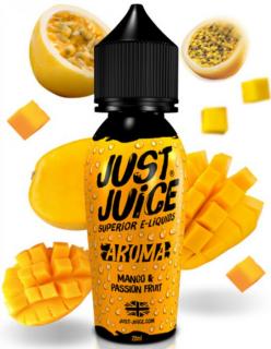 Příchuť Just Juice Shake and Vape 20ml Mango and Passion Fruit (Exotická marakuja a čerstvě utržené mango přináší neodolatelnou kombinaci, kterou si zamilujete)