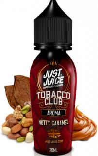 Příchuť Just Juice Shake and Vape 20ml Tobacco Nutty Caramel (Propojení zemité chuti zralého tabáku s oříškovou směsí a kapkou karamelu)