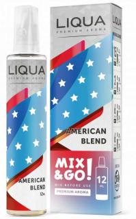 Příchuť Liqua Mix&amp;Go 12ml American Blend (Americký míchaný tabák)