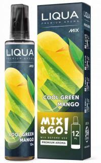 Příchuť Liqua Mix&amp;Go 12ml Cool Green Mango (Osvěžující chuť exotického manga s ledovou dochutí)