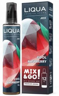 Příchuť Liqua Mix&amp;Go 12ml Cool Raspberry (Letní malinové osvěžení s ledovou dochutí)