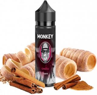 Příchuť MONKEY liquid Shake and Vape Cindou 12ml (Jemné, křupavé a sladké těsto posypané mixem skořice a cukru)