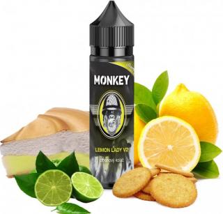 Příchuť MONKEY liquid Shake and Vape Lemon Lady V2 12ml (Svěží a sladká citrónová buchta)