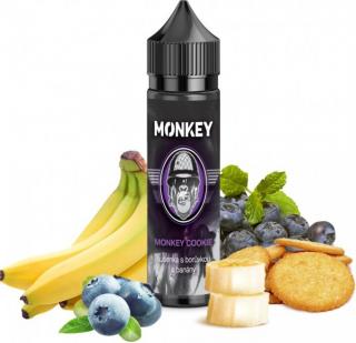 Příchuť MONKEY liquid Shake and Vape Monkey Cookie 12ml (Lahodná kombinace sušenky, borůvky a banánu)