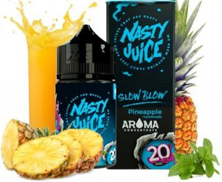 Příchuť Nasty Juice - Double Fruity S&amp;V 20ml Slow Blow (Ananasová šťáva s limetkou a ledovou tříští)