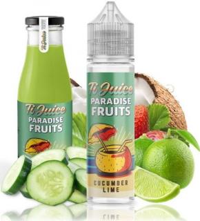 Příchuť Paradise Fruits Shake and Vape 12ml Cucumber Lime (Neotřelá kombinace čerstvé okurky, sladkokyselé limetky, čerstvých jahod a špetky kokosu)