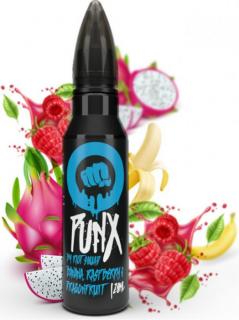 Příchuť Riot Squad PUNX Shake and Vape 20ml Banana, Raspberry &amp; Dragonfruit (Banán, malina a dračí ovoce)