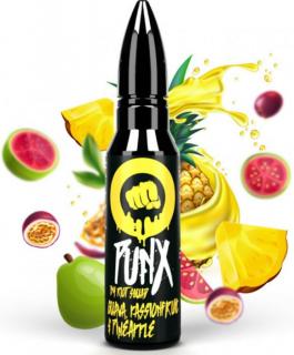 Příchuť Riot Squad PUNX Shake and Vape 20ml Guava, Passionfruit &amp; Pineapple (Kvajáva, dračí ovoce a ananas)