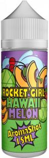 Příchuť Rocket Girl Shake and Vape 15ml Hawaii Melon (Letní nápoj z exotického ovoce, melounu, malin a třešní.)