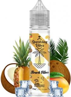 Příchuť Sparkling Vibes Shake and Vape 13ml Beach Vibes (Lahodný ovocný koktejl z ananasu, manga a lehkým nádechem kokosu na ledu)