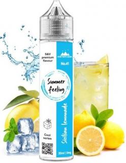 Příchuť Summer Feeling Shake and Vape 20ml Sicilian Lemonade (Sicilské citróny jsou definicí letního osvěžení. Právě nyní si můžete jejich sladkokyselou chuť užít v této úžasné limonádě)