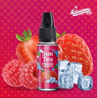 Příchuť Sun Tea 10ml Fraise Framboise (Ledový jahodový čaj s malinami)