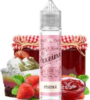 Příchuť Ti Juice Shake and Vape 15ml Cukrárna Písecká (Úžasný dortík s vanilkovo-rumovým základem s jemnou vrstvou vanilkového a jahodového krému s třešničkou)