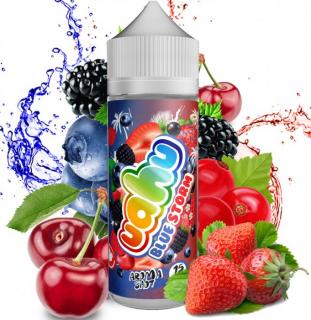 Příchuť UAHU Shake and Vape 15ml Blue Storm (Exkluzivní ovocný mix jahod, třešní, borůvek, ostružin a červeného rybízu)