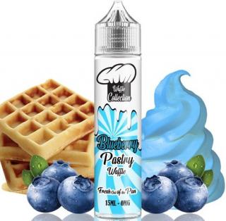 Příchuť Waffle Collection Shake and Vape 15ml Blueberry Pastry (Křupavá vafle s pořádnou porcí šlehačky a kousky čerstvě utržených borůvek)