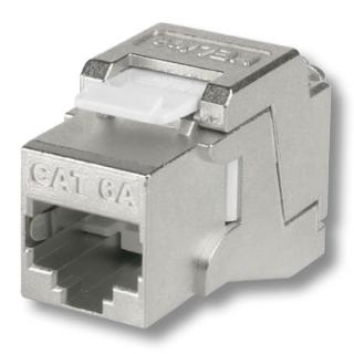 ABB ABB Zásuvka dátová RJ45 (Cat.6A, tienená, keystone) KEJ-C6A-S-10G