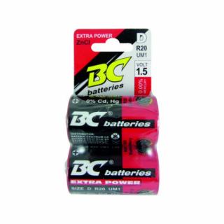 BC Batteries Zinkochloridový monočlánok R20 (1,5V)