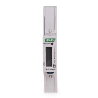 F&amp;F Elektromer 1-fázový digitálny LE-01d MID (certifikovaný)