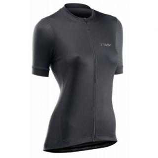 Active Woman Jersey Short Sleeve Black - L