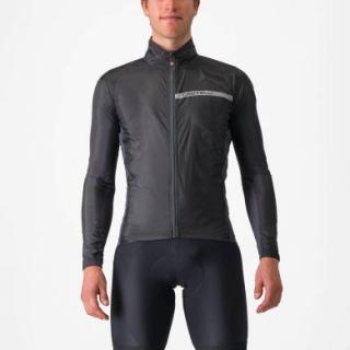 Castelli větrovka Squadra Stretch, Light Black/Dark Gray - L