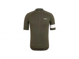 Cyklistický dres Rapha Core Dark Green - L