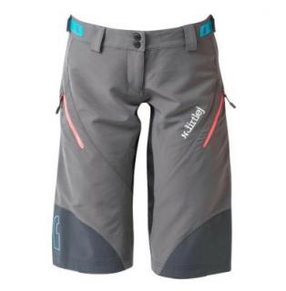 Dámske kraťasy na bicykel Dirtlej Trailscout Half & Half Grey/Peach - M