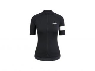 Dámsky cyklistický dres Rapha Core Black - L