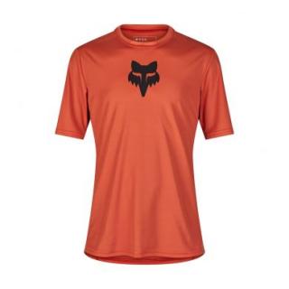 Pánsky dres Fox - Ranger Ss Jersey Lab Head, Atomic Orange - L