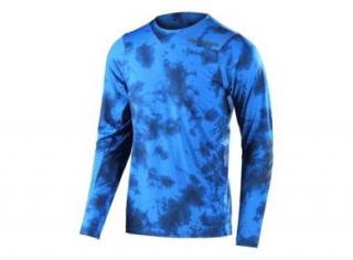 Skyline LS Jersey - Tie Dye Slate Blue - M