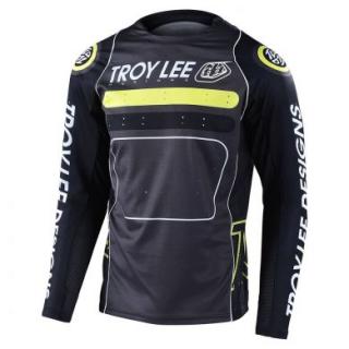 Sprint Jersey Drop in Black - L