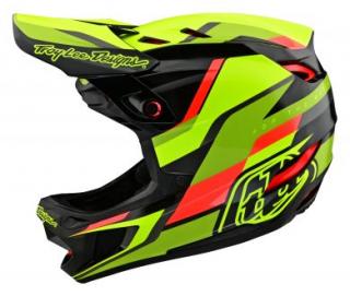 Troy Lee Designs D4 Carbon MIPS Helmet, Omega, black/yellow - L