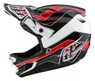 Troy Lee Designs D4 Polyacrylite MIPS Helmet, Block, charcoal/red - L