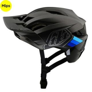 Troy Lee Designs Flowline SE MIPS Helmet, Badge, Charcoal/Gray - M/L (57-59cm)