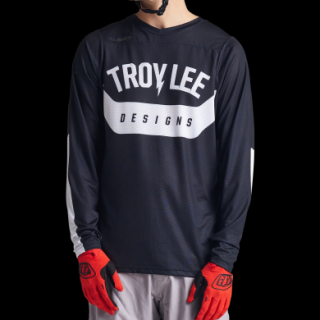 Troy Lee Designs Skyline Air LS Jersey, Aircore, black - L