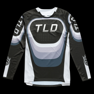 Troy Lee Designs Sprint Jersey, Reverb, black, youth - L