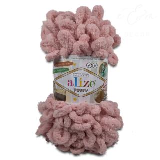 Alize Puffy 161 púdrovo ružová