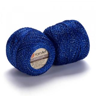 Yarn Art Camellia 428 modro strieborná