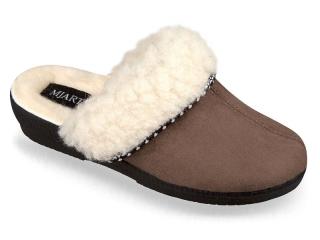 Dámske zimné papuče Mjartan s kožušinkou- X07  (Dámske papuče na zimu )