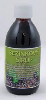 Bazový sirup z plodov s karamelom