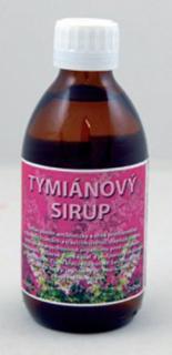 Tymiánový sirup s karamelom