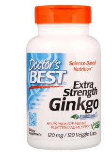 DOCTORS BEST Ginkgo Biloba 120mg 120 kapsúl