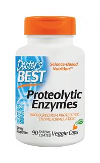 DOCTORS BEST PROTEOLYTIC ENZYMES 90 vegetarianskych kapsúl