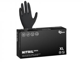 Espeon Nitrilové rukavice NITRIL IDEAL 100 ks, nepudrované, čierne, 3.5 g Velikost: XL